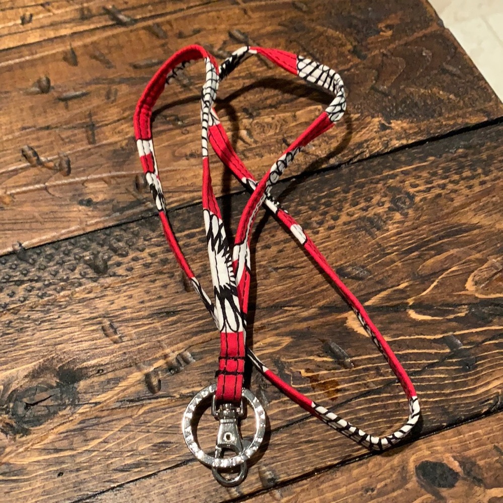 Vera Bradley key lanyard
